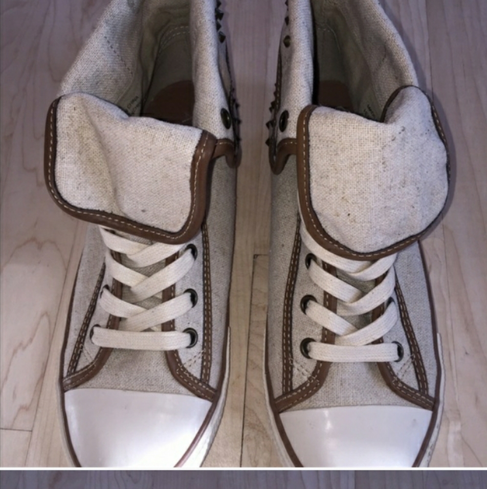 ALDO canvas sneakers with studs